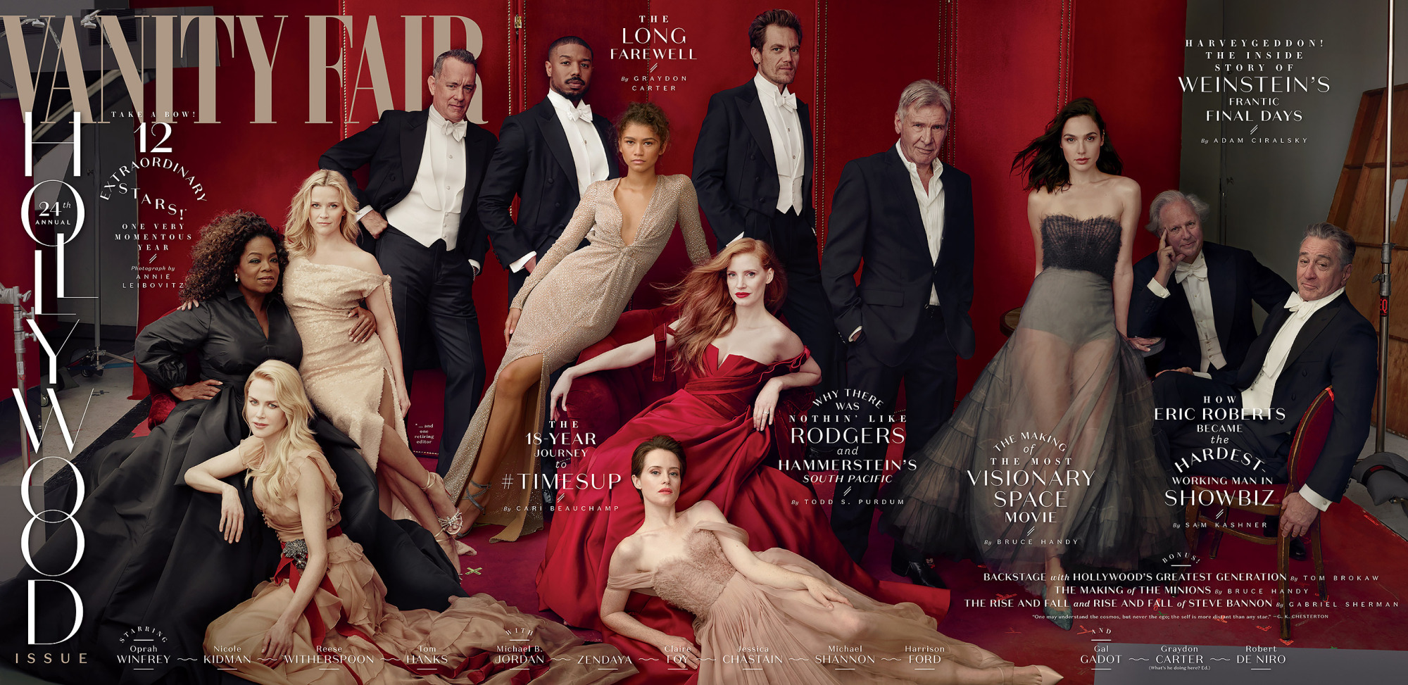 2018 Vanity Fair Hollywood Issue Cover